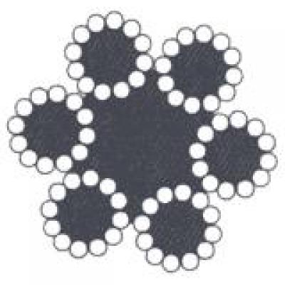 STEEL WIRE ROPE 6X12+7FC