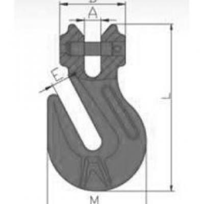 ITALIAN CLEVIS SHORTENING HOOK