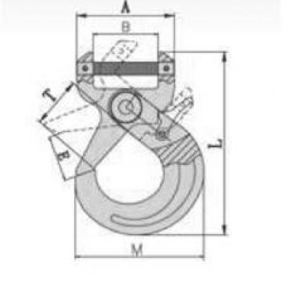 CLEVIS SELF LOCKING BELT HOOK，WEBBING SLING CONNECTING
